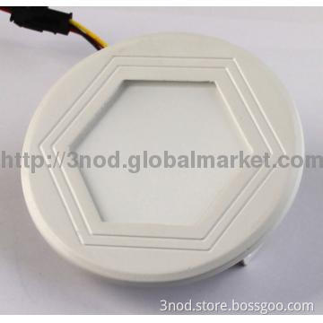 ultra slim ceiling light fixture 6W hexagon light beam